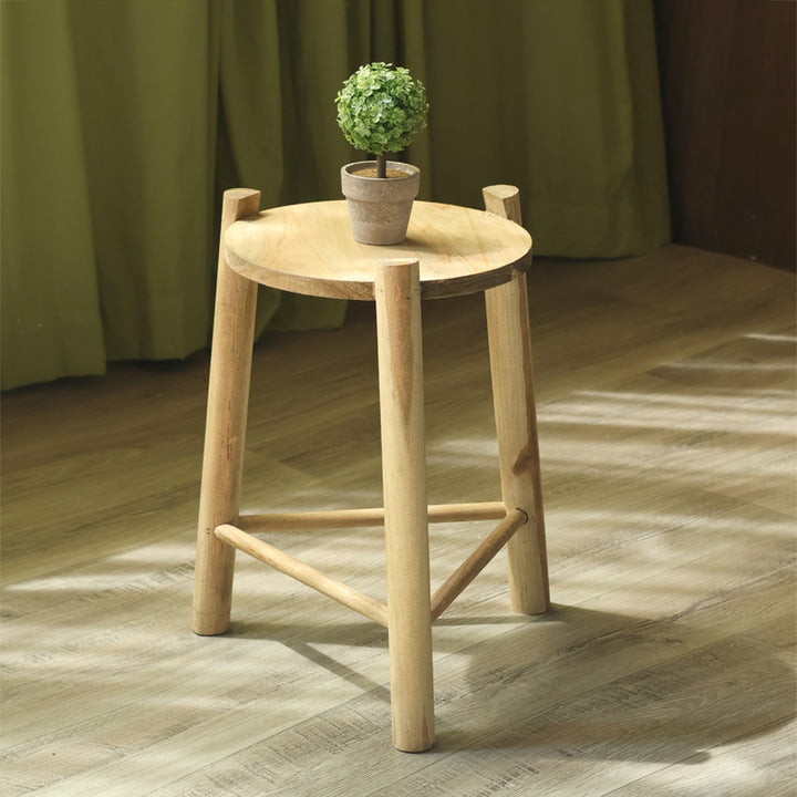 Rustic Wooden Stool