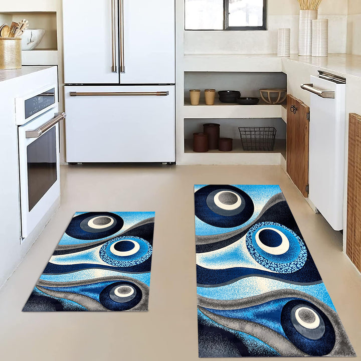 Vintage-Inspired Kitchen Mat Set