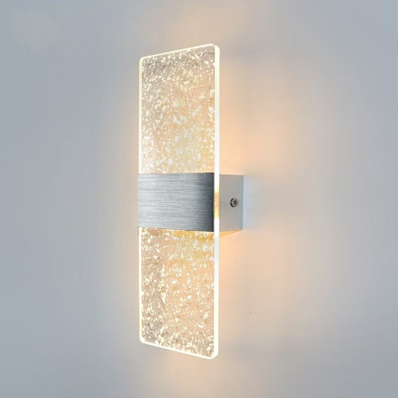 Artistic wall light fixture