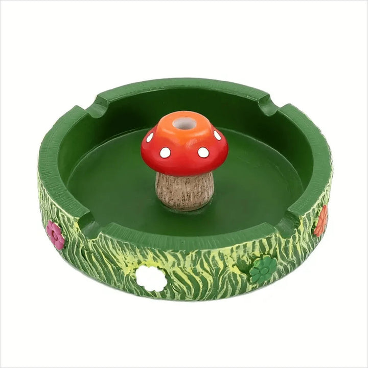 Whimsical Mushroom-Shaped Decorative Ashtray
