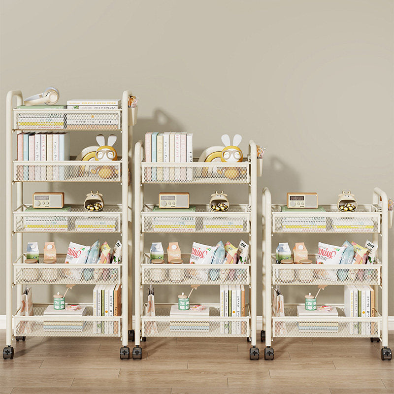 Multi-Tier Mesh Rolling Storage Cart