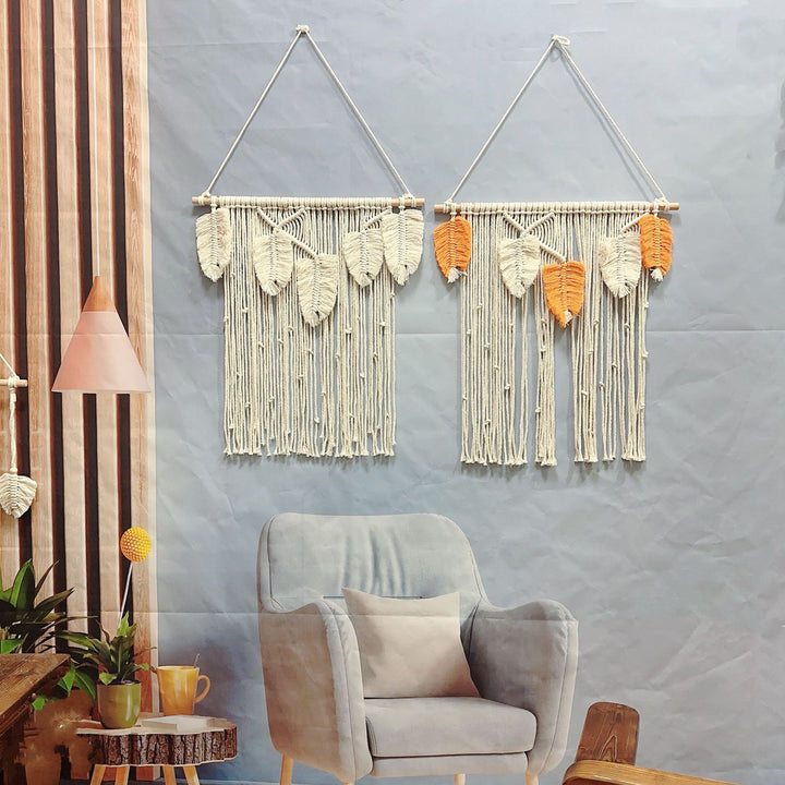 Macrame Leaf Wall Hanging