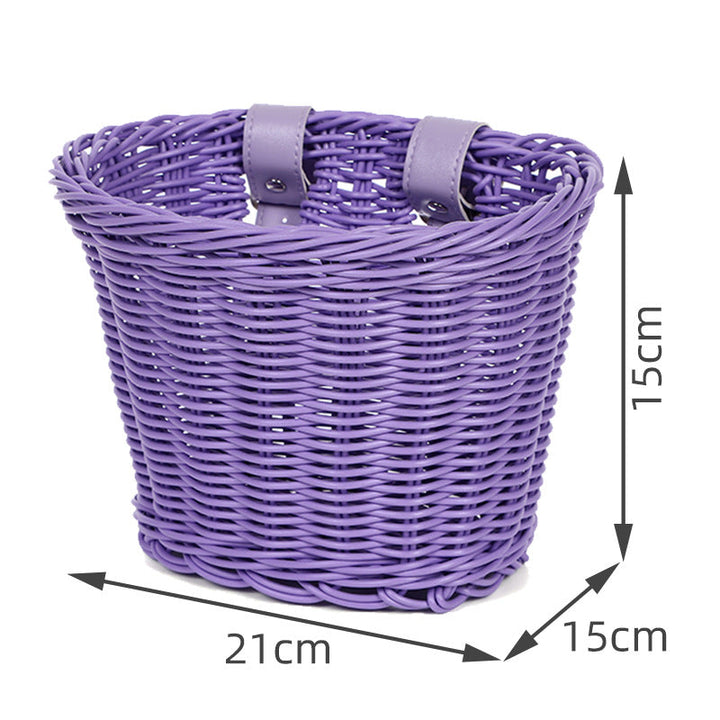 Woven Storage Basket with Handles