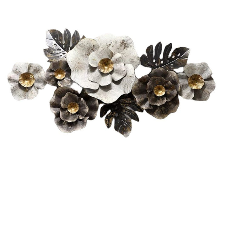 Floral Metal Wall Sculpture