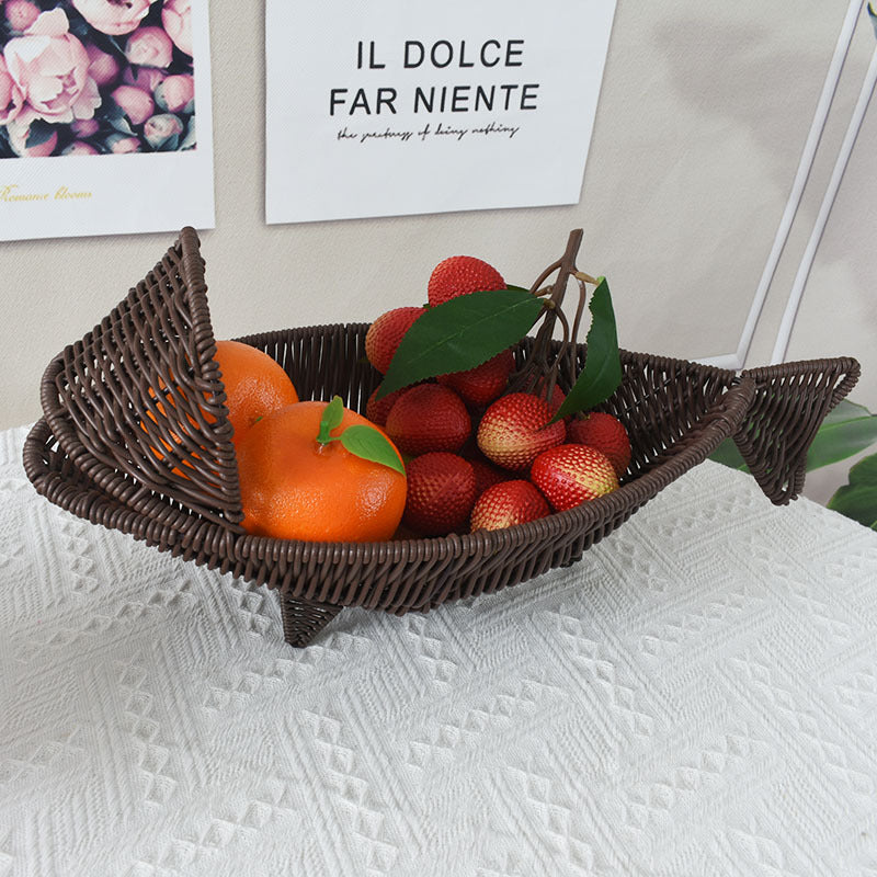 Decorative Fish-Shaped Storage Basket