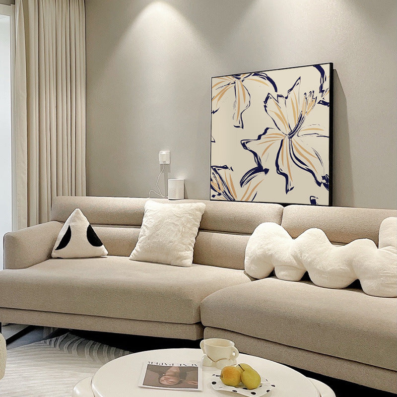 Floral Modern Art Canvas Print