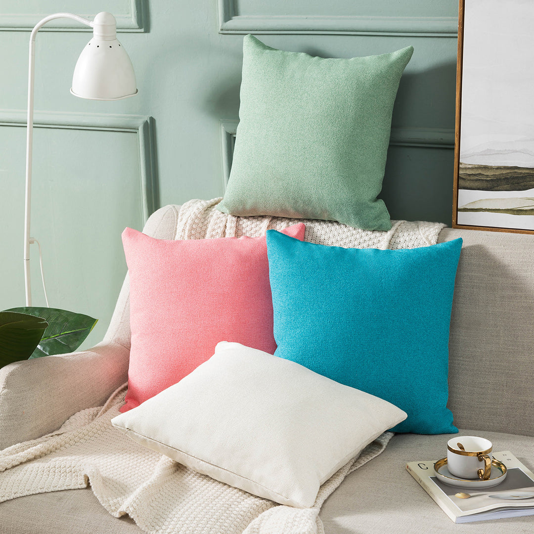 Soft Textured Decorative Throw Pillow
