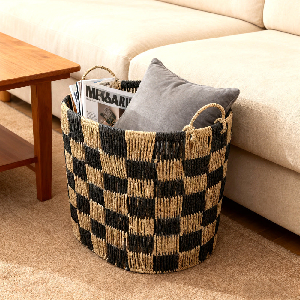 Handwoven storage basket