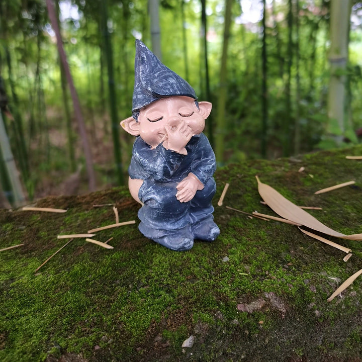Whimsical Gnome Garden Figurine