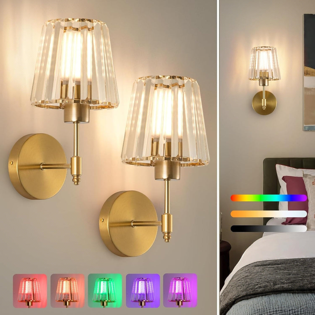 Crystal Accent Wall Light