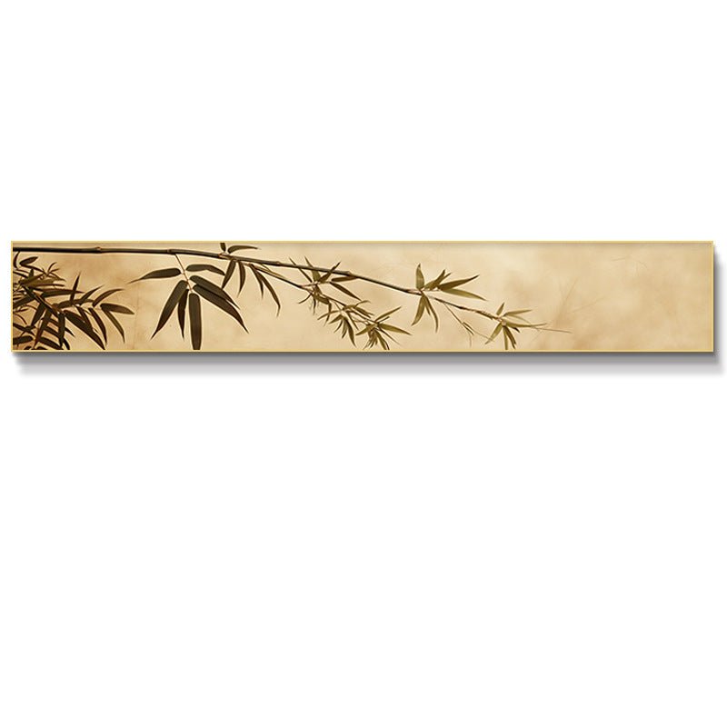 Bamboo-Inspired Horizontal Wall Art