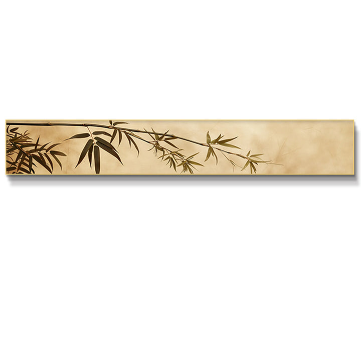Bamboo-Inspired Horizontal Wall Art