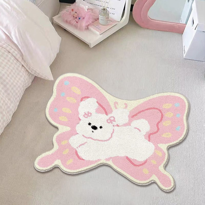 Adorable Cartoon Bear Area Rug