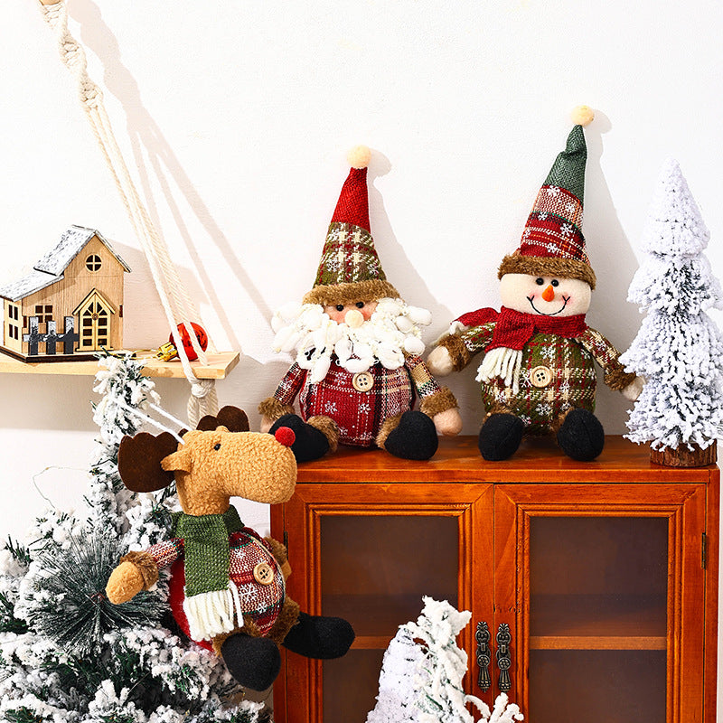Decorative Christmas Moose Figure