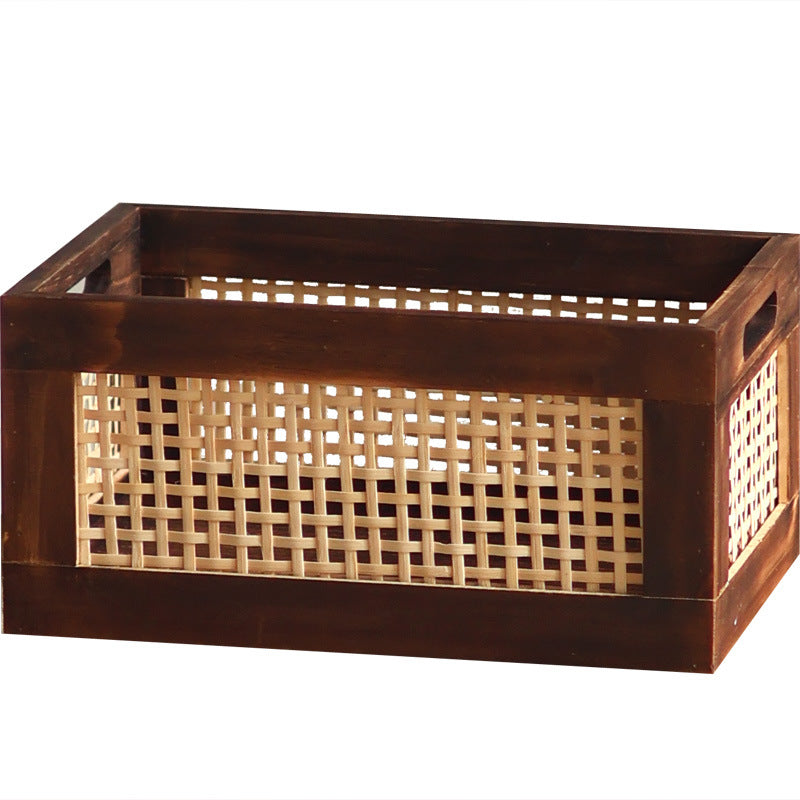 High-quality storage basket made of natural material