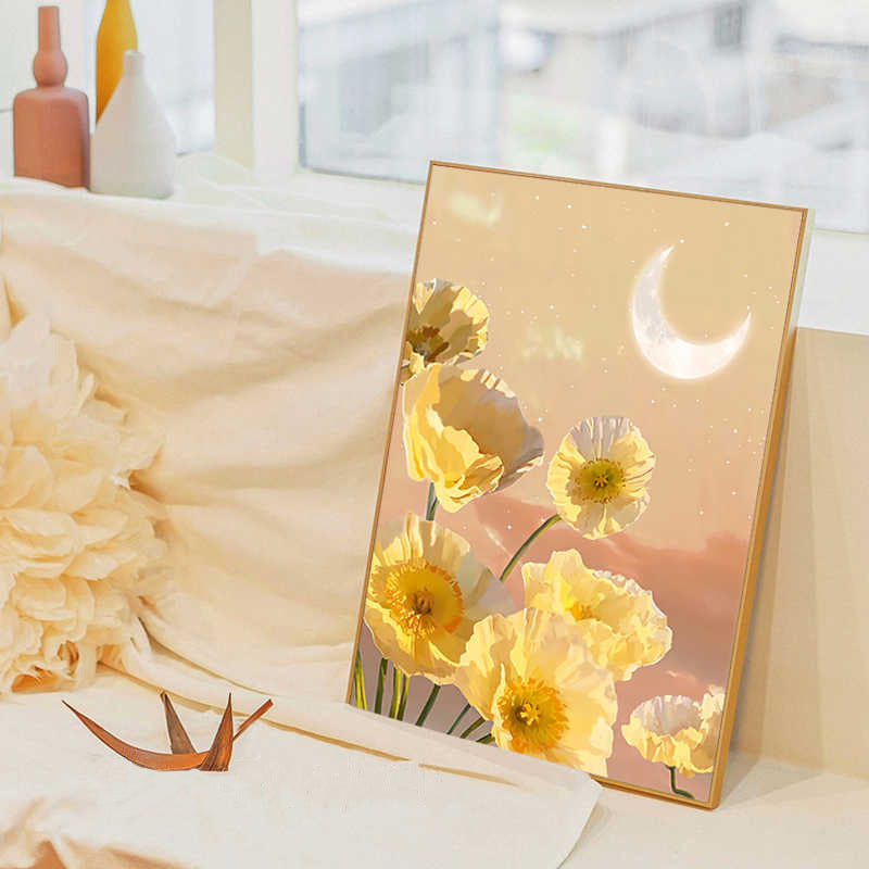 Floral Themed Framed Wall Art