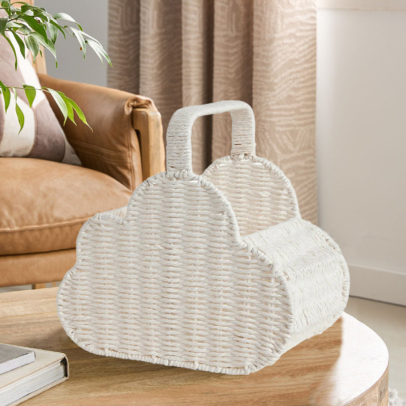 Cloud-shaped storage basket