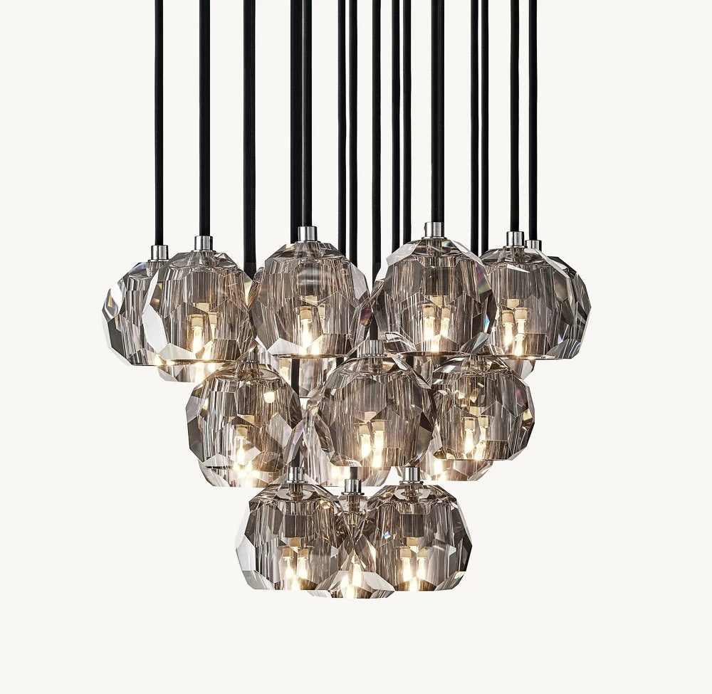 Crystal pendant lamp