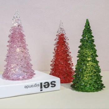 Decorative Glass Christmas Tree