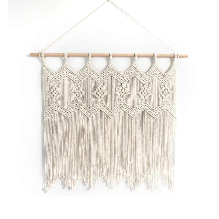 Macrame Wall Hanging with Elegant Fringes