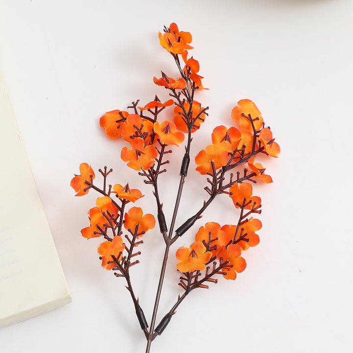 Decorative artificial flower branch