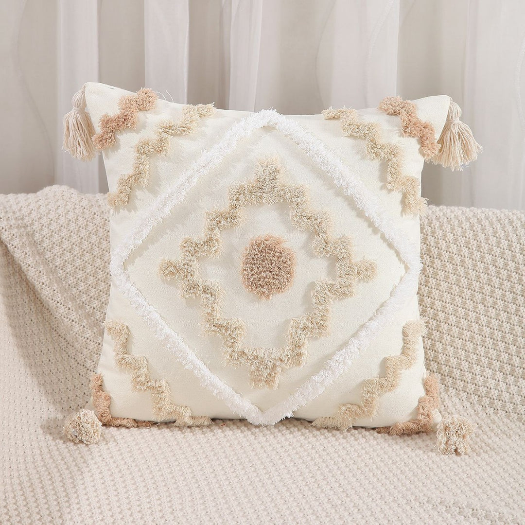 Decorative Textured Throw Pillow for Couch Decoration