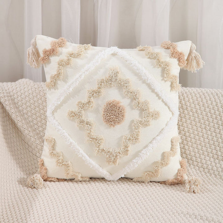 Decorative Textured Throw Pillow for Couch Decoration