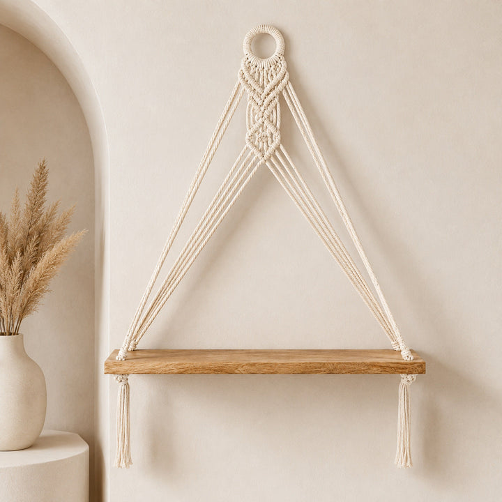 Macrame Wall Shelf