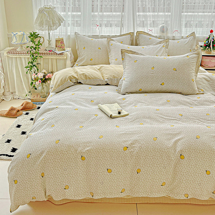 Decorative Floral Pattern Bedspread Avarnia
