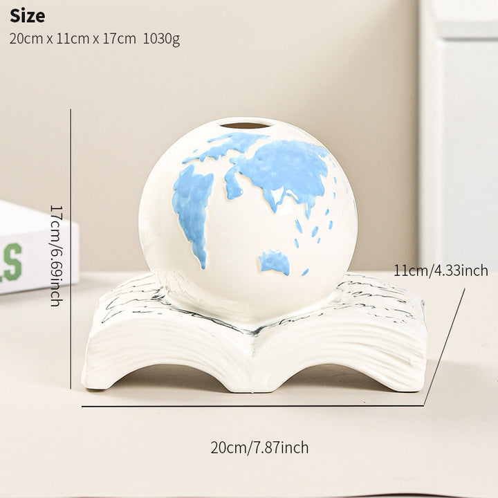 Elegant Ceramic Globe Bank