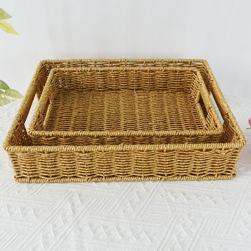 Handwoven Decorative Storage Tray