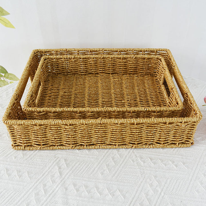 Handwoven Decorative Storage Tray