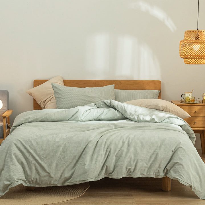 Decorative Elegant Striped Bed Linen Set Avarnia