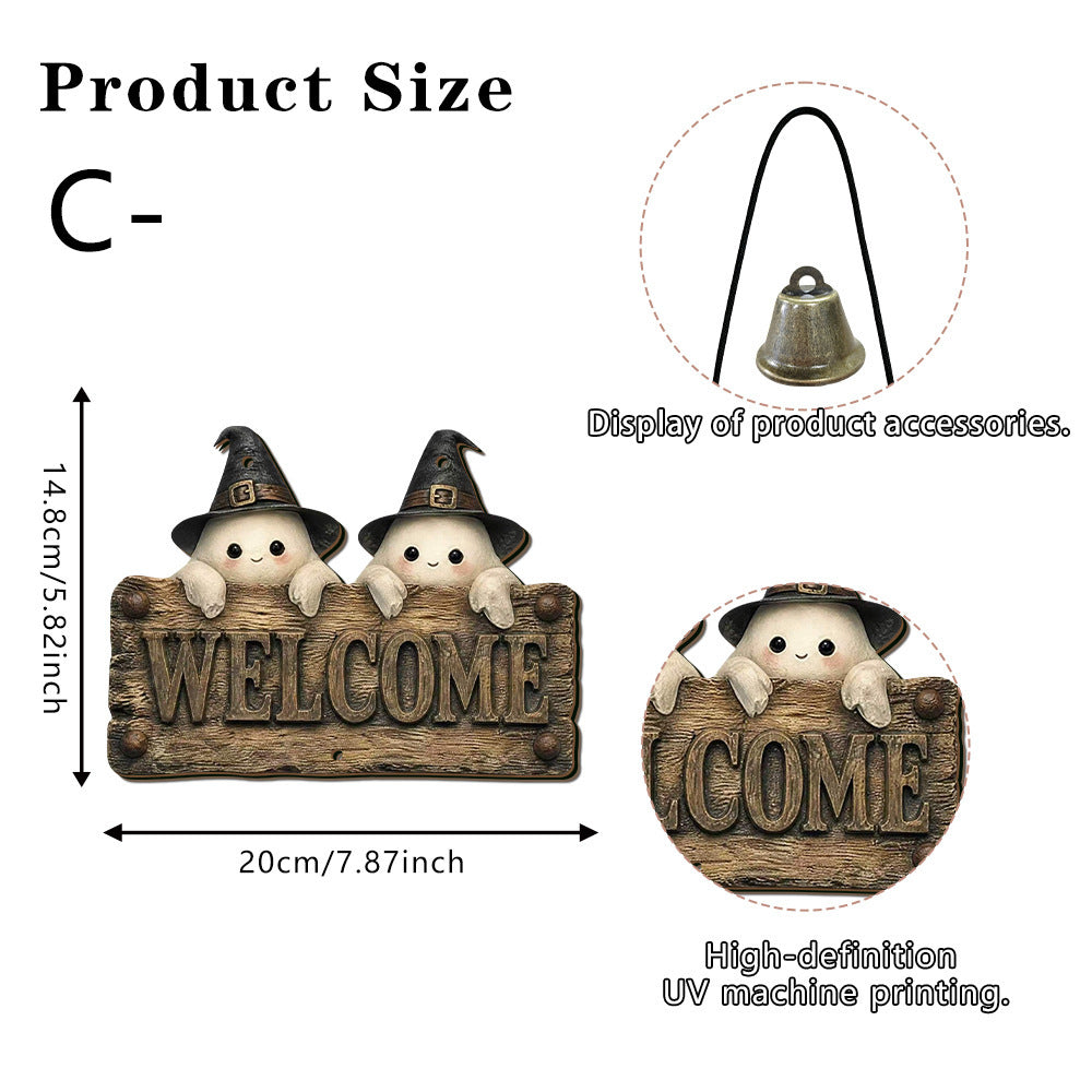 Creepy Welcome Sign Decor