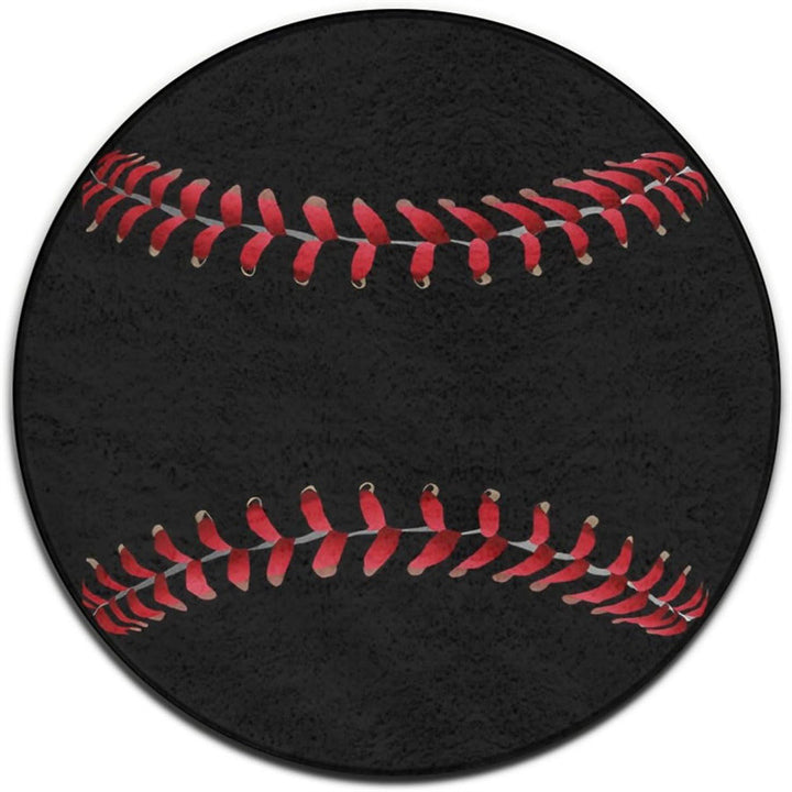 Gaming-Themed Round Plush Area Mat