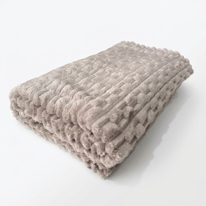 Textured Velvet Plush Blanket