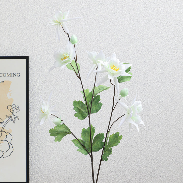 Artificial bouquet with intricate flowers and leaves