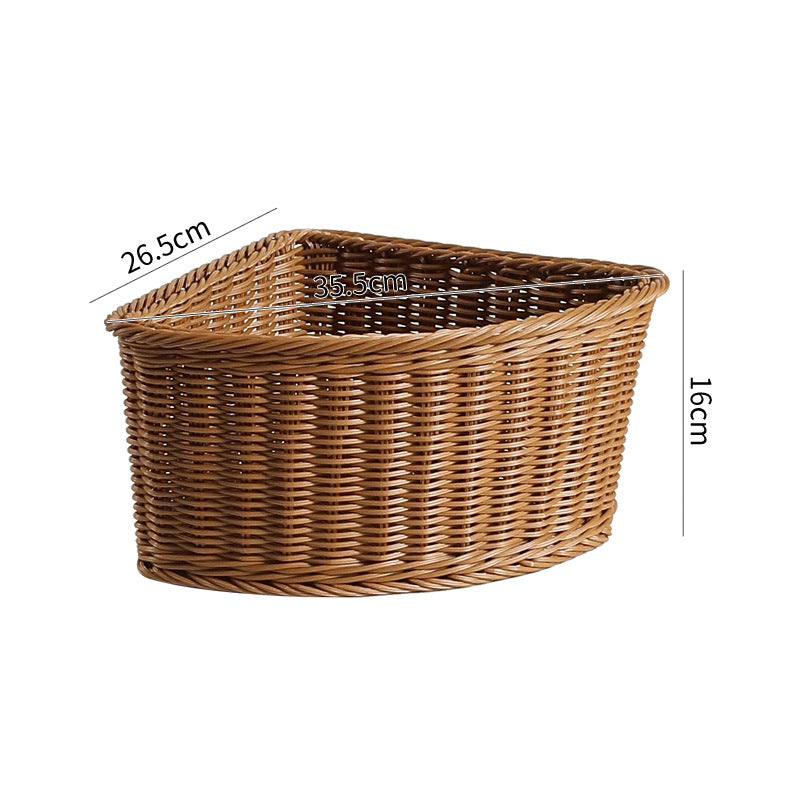 Corner Woven Storage Basket