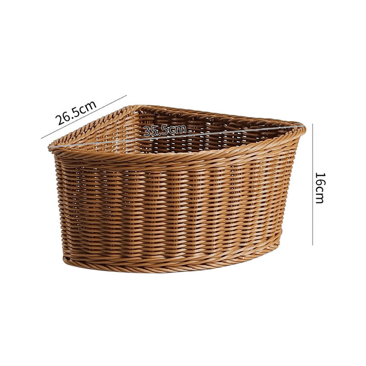 Corner Woven Storage Basket