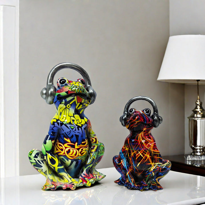 Musical Frog Sculpture