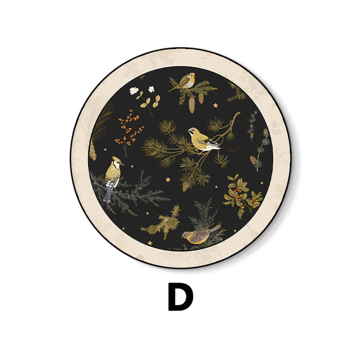 Decorative Bird-Themed Wall Plate