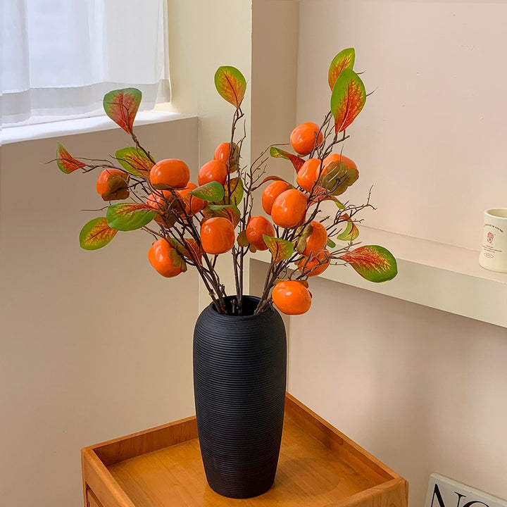 Decorative Artificial Persimmon Stem