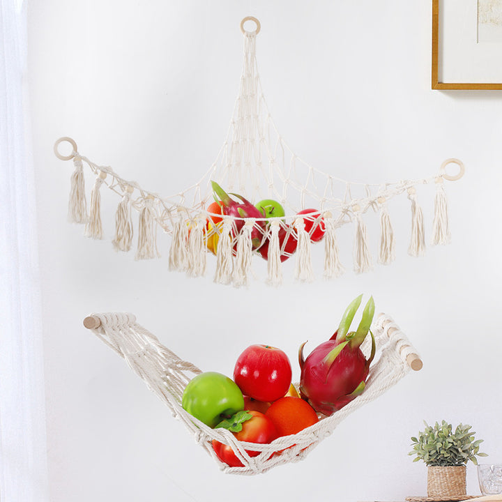 Hanging fruit net