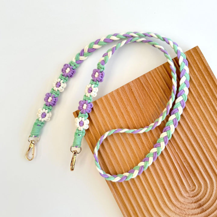 Handmade Macrame Floral Dog Leash
