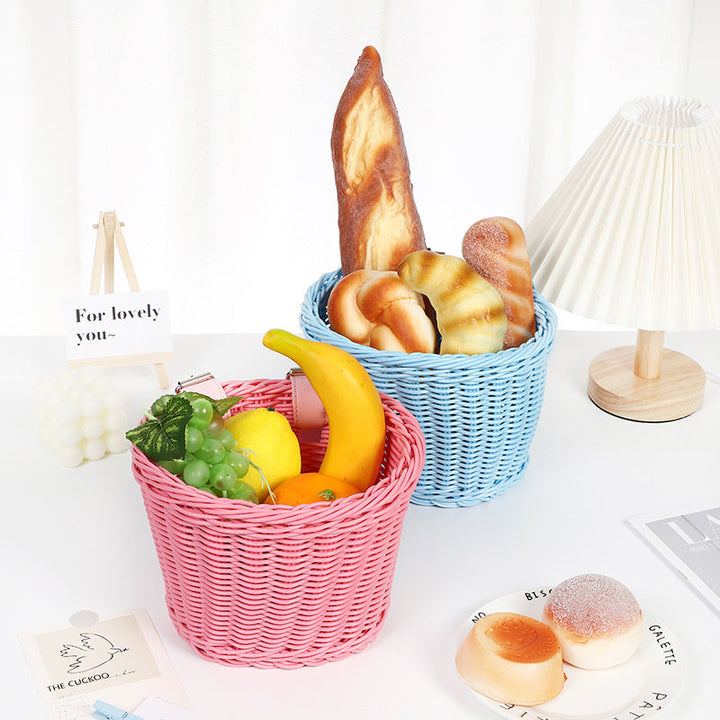 Woven Storage Basket with Handles