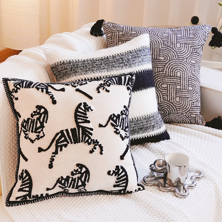 Abstract Swirl Decorative Pillow