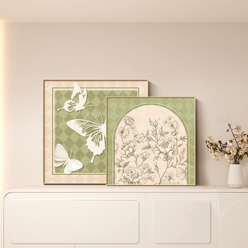 Floral Decorative Framed Artwork