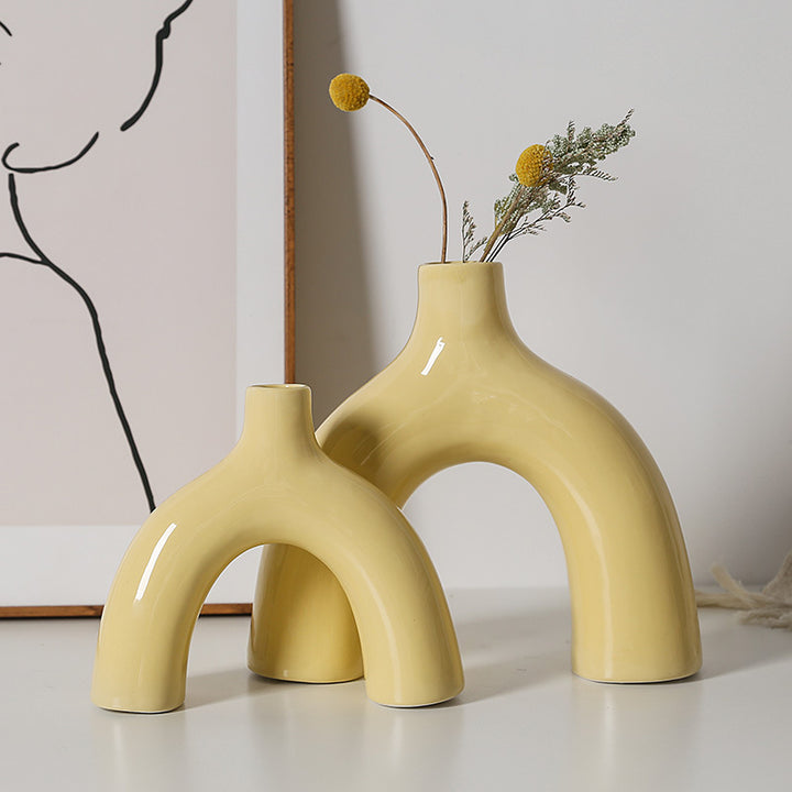 Stylish and creative ceramic vase