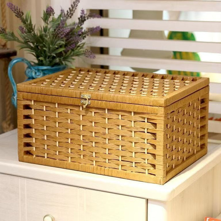 Rattan Storage Box