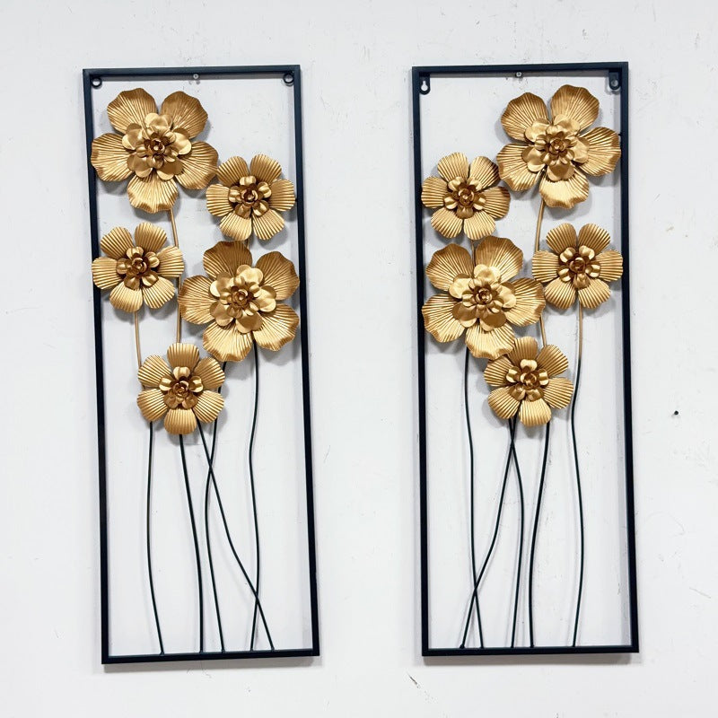 Artistic Floral Wall Metal Decor